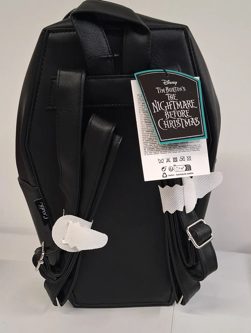 NWT The Nightmare before Christmas Fashion - Faux Leather Backpack Jack Coffin
